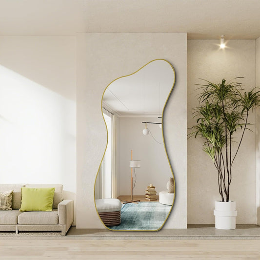 Espelho de Corpo Inteiro Curvo Orgânico Moderno - 170x70 cm